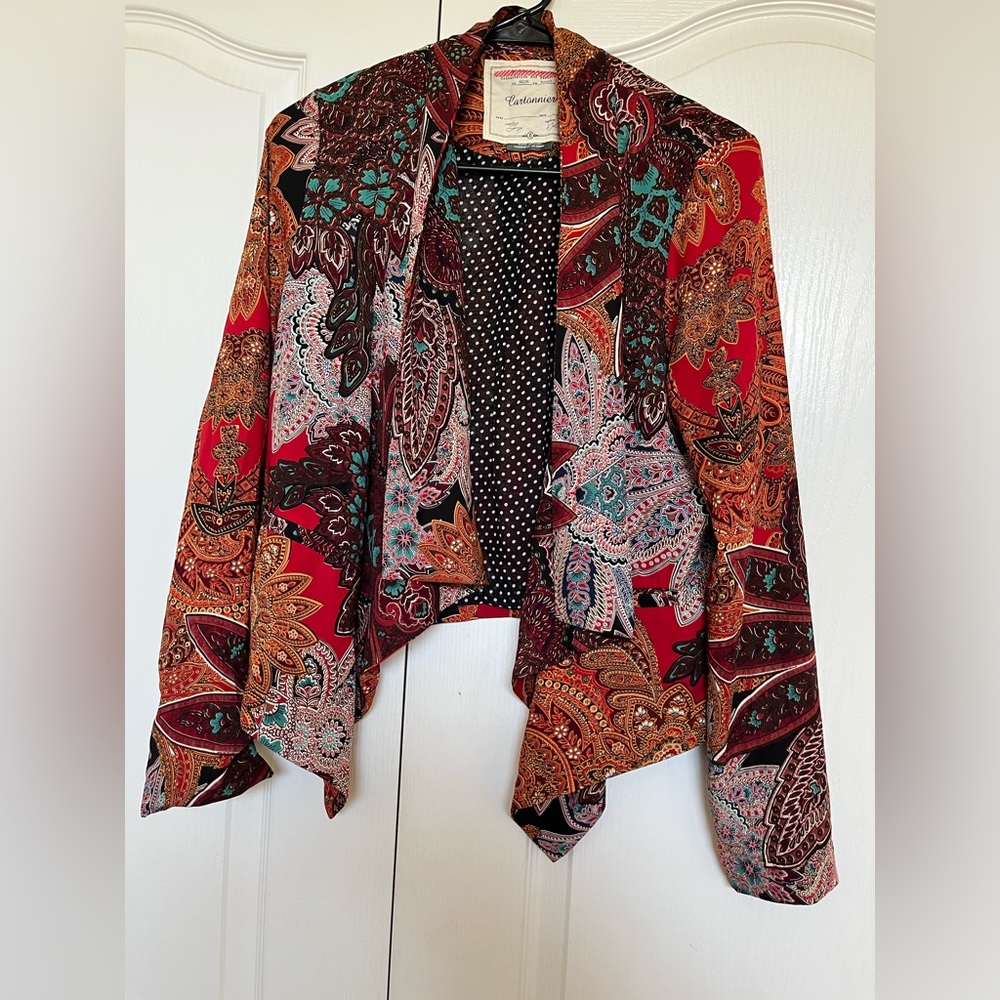 Cartonnier Multicolor Paisley Blazer - Picture 2 of 5